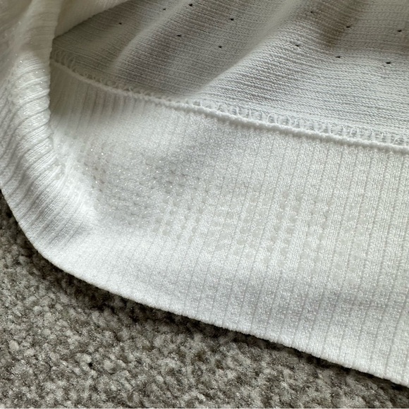 Athleta White Sleeveless Workout Tank Top - Picture 5 of 5